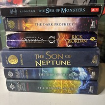 Book LOT 6 RICK RIORDAN Magnus Chase 2-3 Heroes Olympus 2/5 Dark Proph 2... - $17.61 CAD