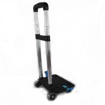 2 Wheel Fold Pull Rod Bracket Roll Removable Trolley Kids Schoolbag Luggage Cart - £57.66 GBP