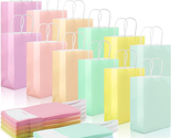 Pastel Paper Gift Bags with Handle, 30 Pack Colorful Kraft Candy Bags Pa... - $28.96