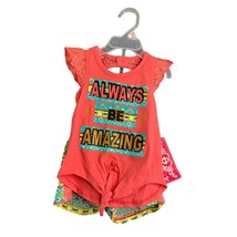 New Real Love Girls Infant Baby Size 12 months 2 Piece Short Outfit Set shorts C - £7.93 GBP