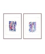 Original watercolor Set of 2 Original watercolor abstract set 21 x 29 cm - £60.09 GBP