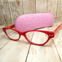 Eyebobs Red Gold Eyeglasses Readers w/Hard Case - Professor 2166 +1.50 5... - €50,94 EUR