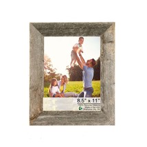 8.5&quot; X 11&quot; Natural Weathered Gray Picture Frame - £51.97 GBP