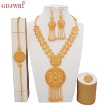 Luxury Dubai Sets African Indian Bridal Wedding Gifts Party For Women Necklace B - £51.45 GBP