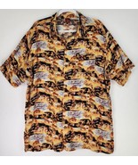 Junction West Shirt Mens XL Hawaiian Collared Button Up Front Pocket Sho... - £18.68 GBP