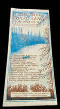Central Coast Range Sportsmans Map Fishing West Oregon Benton Lincoln Vi... - $55.92