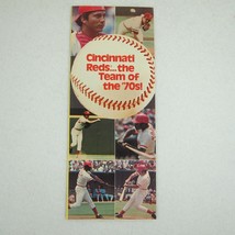 Vintage 1978 Cincinnati Reds Schedule &amp; Ticket Information Brochure Team of 70s - £6.26 GBP