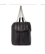 Frye Jade Studded Leather Backpack, ADJUSTABLE Chain/Leather Strap, Blac... - $2,774.55 MXN