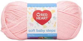 Red Heart Soft Baby Steps Yarn Baby Pink. - £14.00 GBP