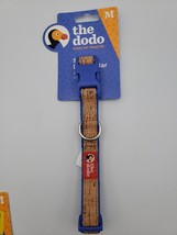 The Dodo Cork Dog Collar-Blue &amp; Tan-Size Medium-New With Tag - £7.94 GBP