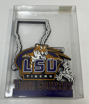 Lsu Tigers Licensed Shelia&#39;s Ncaa Football Wood PLAQUE/SIGN/LSU Tiger Country - £19.97 GBP