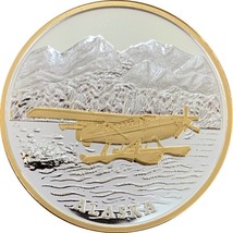 Alaska Mint  Turbo Otter Aviation Gold Silver Medallion Proof 1Oz - $118.99
