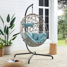 Patio Egg Chair, Outdoor Hammock Chair, Cool Livingroom Furniture, Hanging Chair - £316.37 GBP