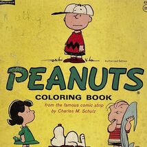 1968 Peanuts Coloring book Charles M Schulz Saalfield 4564 - $7.13