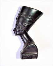 1950s Neffertiti 5&quot; Alva Stone Bust Alva Studios Egyptian Museum Replica... - $99.99