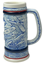 Vintage Avon 1982 Mini Beer Stein 3D Flying Classics Aviation Planes Aircraft - £7.98 GBP