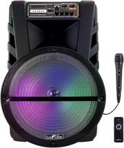 beFree Sound 15 Inch Bluetooth Portable Rechargeable Party, 15 Portable Speaker - £106.85 GBP