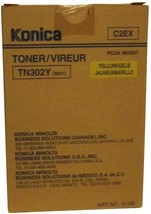 Konica Minolta Yellow Toner Cartridge (TN302Y) For 8020 and 8031 Copiers 960847 - $99.00