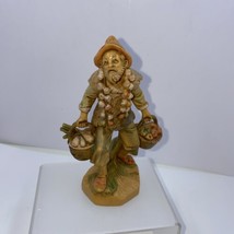 1987 Fontanini navitiy figurine Nathan Fruit Vegetable Farmer - $21.73