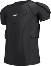 Padded Compression Shirt Chest Protector Parkour Extreme Exercise Suit F... - $51.98