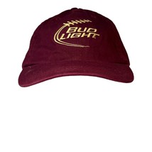 Vintage Bud light Hat Maroon Football Tailgating FSU Colors Budweiser Beer - £9.53 GBP