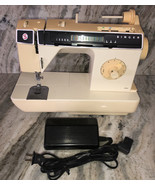 Vintage Singer 290C Sewing Machine W Power Cord &amp; Pedal Working Tested-S... - $361.75