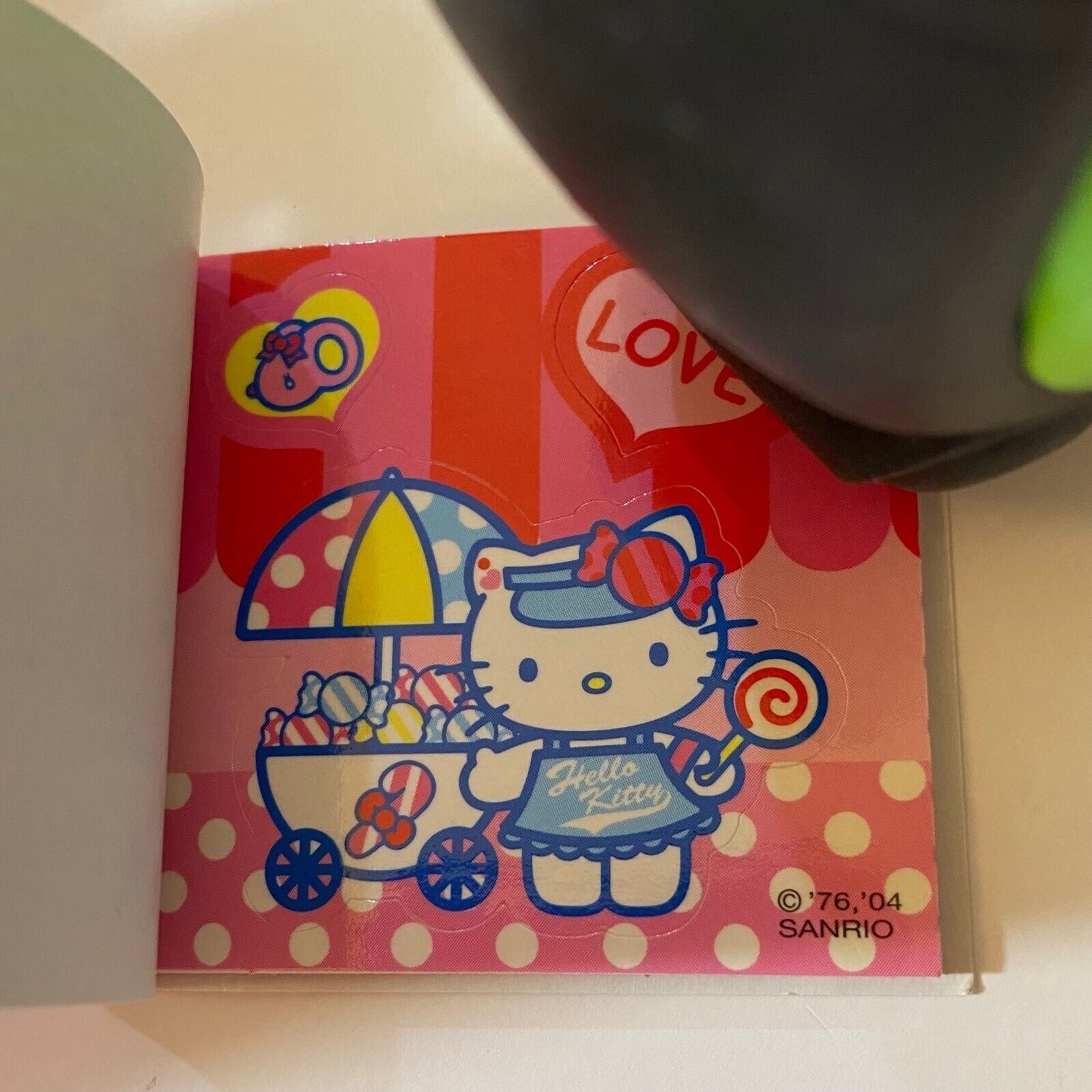 Primary image for Sanrio 1976 2004 Hello Kitty Mini Sticker Book