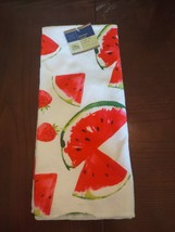 Kitchen Towel Watermelons 100% Polyester Home Collection 15 In X 25 In - $14.73
