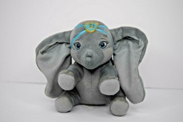 Disney Dumbo Plush 7&quot; w/ Blue Headband Stuffed Toy - £7.77 GBP