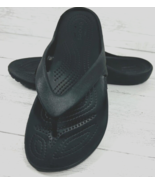 Crocs Women&#39;s 7 W Kadee 2 Capri Black Flip Flops  Iconic Comfort Flats 1... - £31.69 GBP