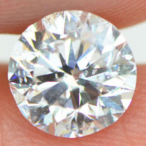 Round Brilliant Diamond Certified D Color SI2 Natural Enhanced 7.23MM 1.44 Carat - £2,079.05 GBP