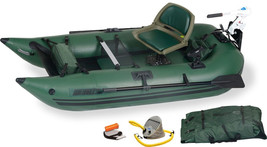Sea Eagle 285 FPB Watersnake Motor Pkg Inflatable 9 Ft Frameless Pontoon Boat - £958.42 GBP