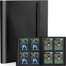 Small Card Binder Waterproof Pages for 160 Trading Cards CCG Black Stora... - $9.06