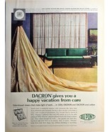 1960 SEARS ROEBUCK CO-DUPONT- DACRON Happy Vacation Decorating Vintage P... - $13.67