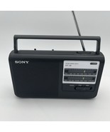 SONY ICF-38 Portable FM/AM - 2 Band Radio, Tested Works Great Excellent - $29.02