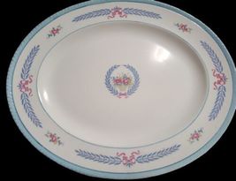 Vintage AGR &amp; Co. Crown Ducal Ware England CAMBRIDGE Large 18&quot; Oval Platter - £19.54 GBP