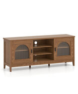 Modern Vintage TV Cabinet with Adjustable Shelves and 2 Cable Holes for ... - $3,938.06 MXN