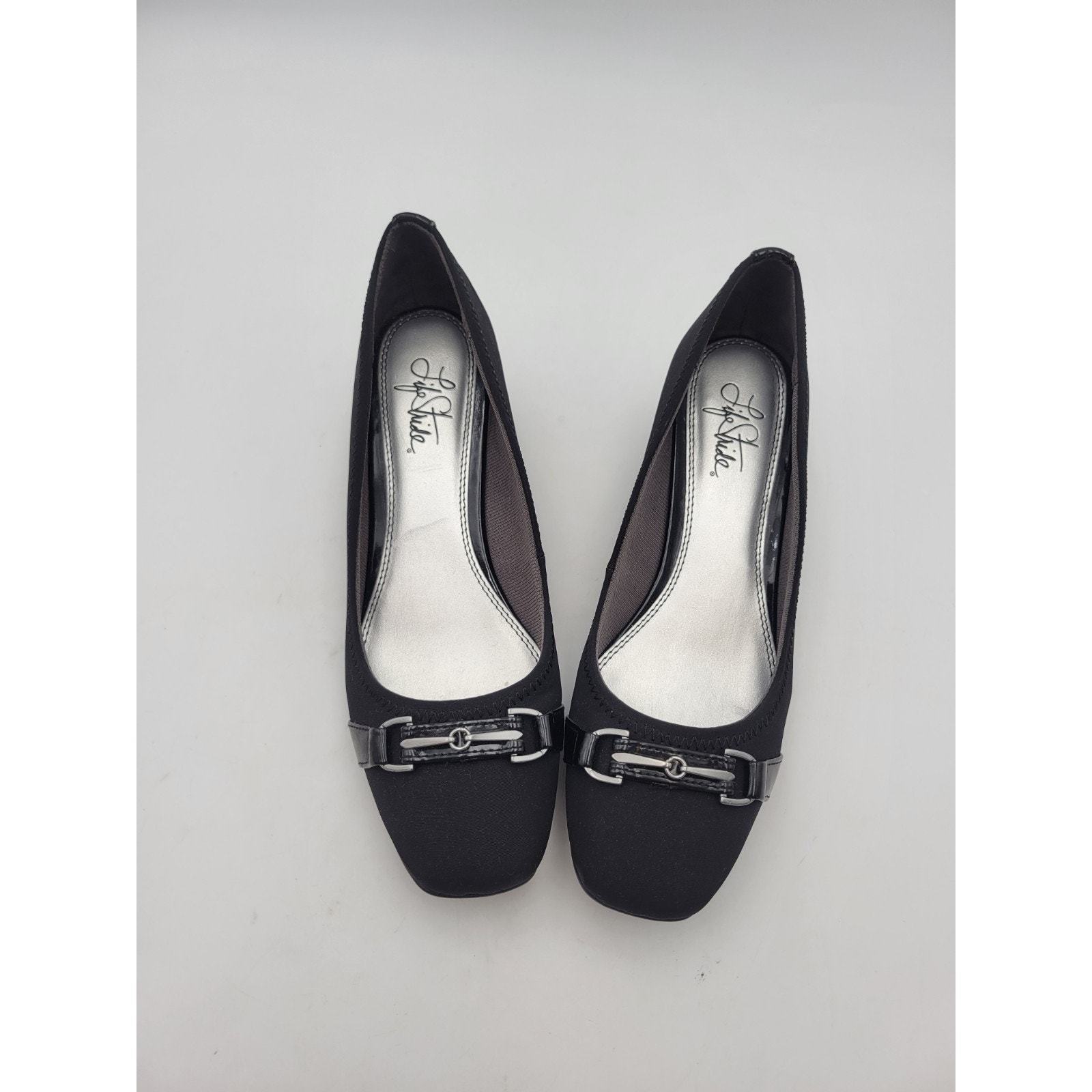 Life Stride Gazette Women's Black Wedge Heels Size 8M Item image 4