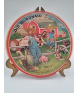 Vintage 1940s Old MacDonald Old Mother Hubbard Childrens Rhymes Record USA - £9.60 GBP