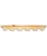Pine Wooden Gun Rack 5 Barrel Rests Rifle Shotgun Closet Wall Mount - $353.68 MXN