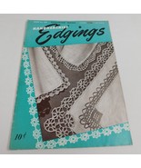 Clarks JP Coats Book 256 Handkerchief Edgings 1949 Vintage Wedding Gift ... - $5.95