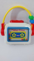 Fisher Price vintage 1992 baby cassette tape player Rattle toy squeaks - £12.25 GBP