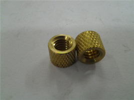 3000pc STKC-256-10 Molded-in Knurled Inserts Nut Thru-Threaded Nuts PCB Rivnut image 4
