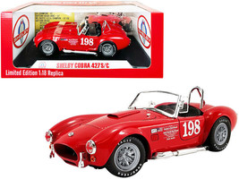 1965 Shelby Cobra 427 S/C Convertible #198 Red ACME Exclusive 1/18 Diecast Car S - £74.43 GBP