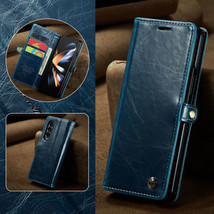 For Samsung Galaxy Z Fold 5 Z Fold 4 3 Flip Leather Wallet Cover Magnetic Case - £66.85 GBP