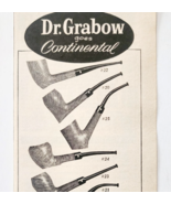 1961 Dr Grabow Pre-Smoked Tobacco Pipes Advertisement Vintage Smoking DWF28 - $19.99