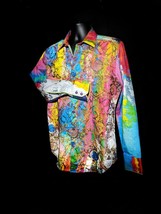 Robert Graham The Fogel NWT $398 Limited Edition Sports Shirt Medium Size - £349.92 GBP