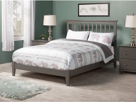 Afi Mission Traditional Bed In Grey, Full Size, With Open Footboard And Turbo - £268.53 GBP