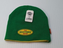 Hooter&#39;s Beanie Knit Ski Cap Winter Warm Unisex Yellow/Green Hooters Ski... - £14.75 GBP