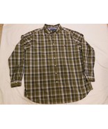 US Polo Association Long Sleeve Button Front Shirt Mens Sz 2XL Green Blu... - $22.96 CAD